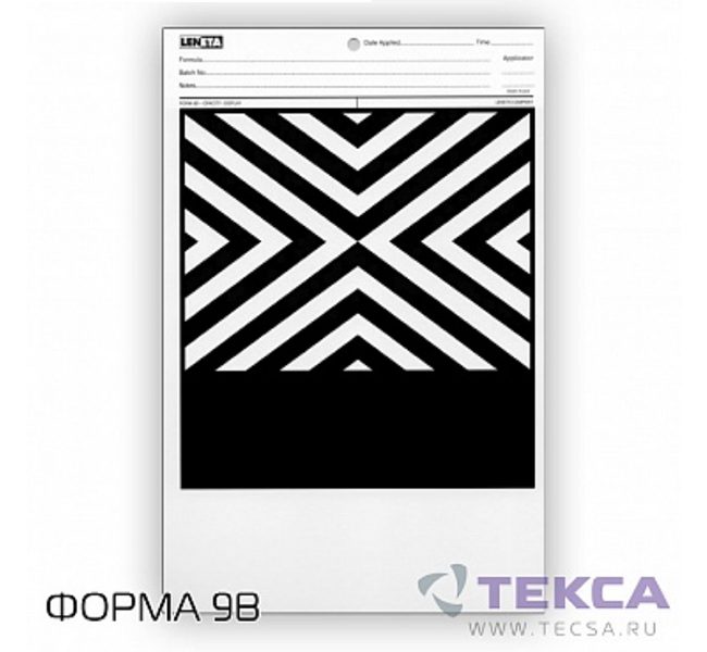 Демонстрационные тест-карты Leneta 9B для определения непрозрачности